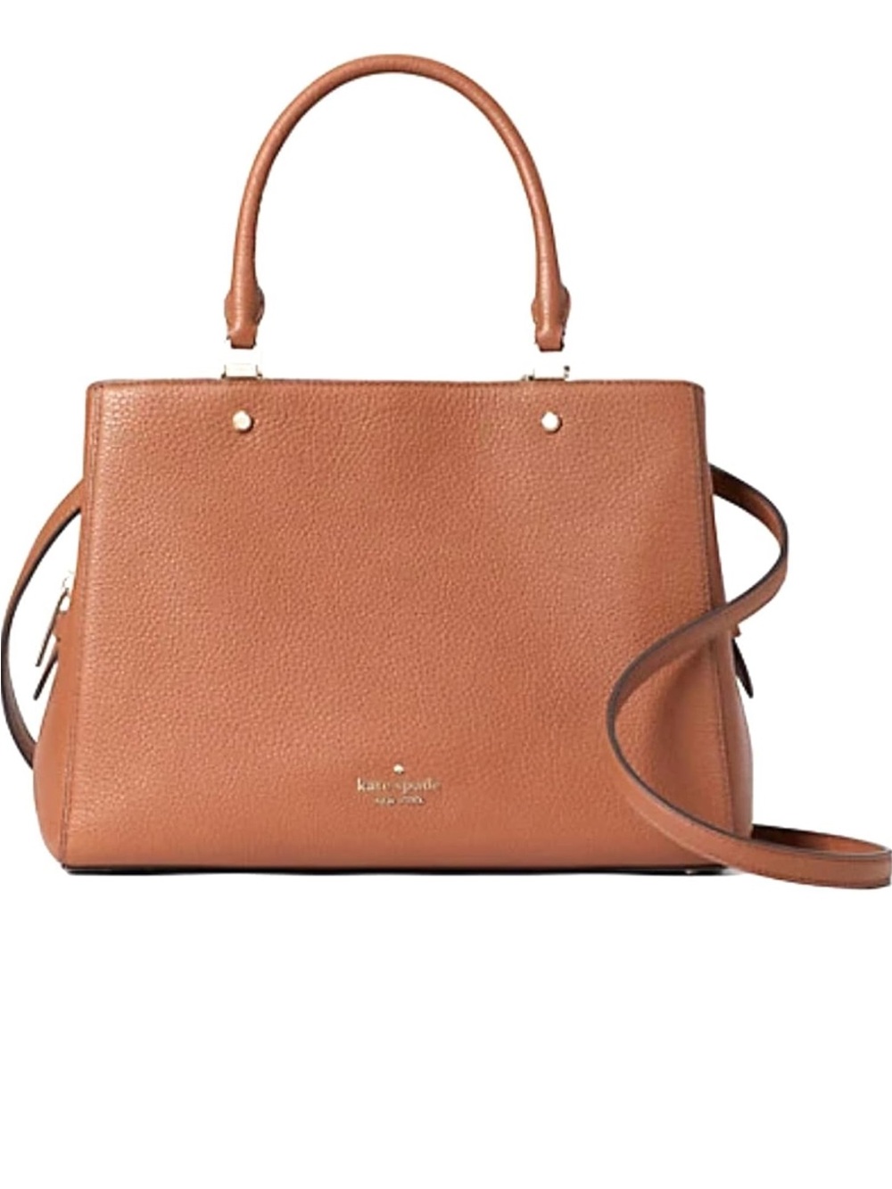 Kate Spade New York Leila Medium Triple compartment Satchel Gingerbread